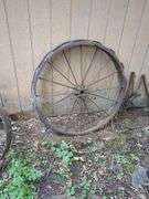 Antique Tractor Wheel, Approx 45"