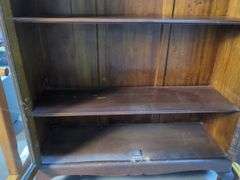 Antique Glass Door Display Cabinet