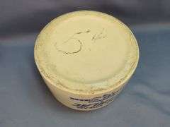 Full Cream Vitalac Cottage Cheese Stoneware Crock