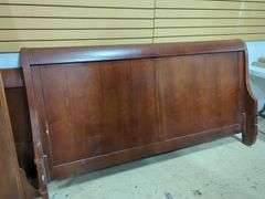 Wooden Sleigh Bed Frame
