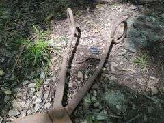 Iron Log Tongs / Ice Tongs