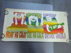 7-Up "Hear No Cola" Advertising Poster