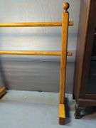 Hand Crafted Wood Quilt Rack
