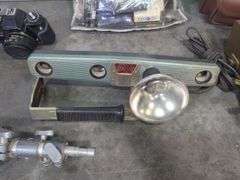 Camera Equipment Including VHS Movie Camera, Super 8, Minolta, Velbon Tripod, And Lighting