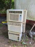 Haier & Cool Living Window Air Conditioners, Qty 2 And Cool Living AC Unit, All Power On