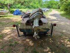 Penn Yan Classic 1993 Boat With Johnson Motor, Including Trailer, Unknown Working Order, No Title, THURSDAY Pick Up