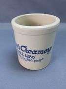 J.C. Helferich & Sons, And LeGrue's Creamery Advertising Stoneware Crocks