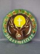 German Beer Steins and Jagermeister Wall Plate Collection