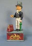 Uncle Sam Mechanical Coin Bank
