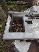 Metal Assortment Including Sink, Grate, and More
