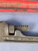 Assorted Pipe Wrenches: Sears Heavy Duty, Rigid USA