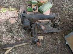 Antique Singer Sewing Machine with Attachments