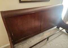 Wooden Sleigh Bed Frame