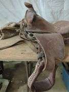 Western Leather Saddle
