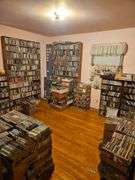 Massive Music Media Collection Including over 70,000 Record Albums, Cassette Tapes, And CDs