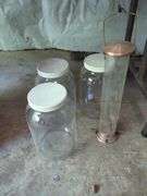 Gallon Glass Jars and a Woodlink Bird Feeder