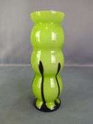 Hand Blown Art Glass Vases, Qty 4