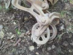 Antique Industrial Pulley System
