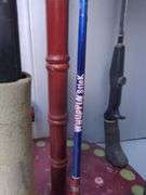 Fishing Rod and Reel Collection with Display Stand