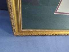 Framed T.C. Chiu Lion Print