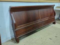 Wooden Sleigh Bed Frame