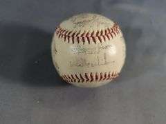 Bruce Chen Autographed Baseball, 1979 Kansas City Royals Stamped Signature Pennant, And Stamped Autograph Baseball
