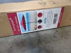 Coolaroo Outdoor Roller Shade And Sunnyglade 9ft LED Umbrella