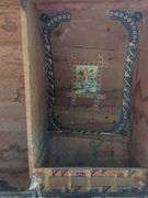 Vintage Metal Bound Steamer Trunk
