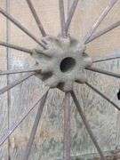 Antique Tractor Wheel, Approx 45"
