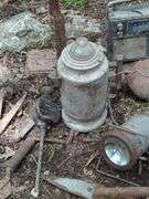 Mixed Tools, Fish Basket, Lantern, Radio, and More