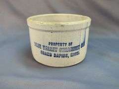 Blue Valley Creamery Stoneware Crock
