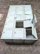 Metal Storage Locker With 12 Doors