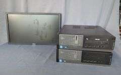Dell OptiPlex 7010 Tower Desktops, Qty 2 and P2310Hc Monitor