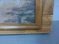 Framed Canvas Tapestry with Cherub Design