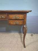 Ornate Wood Desk with Drawers