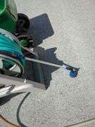 Ames Reel Easy Hose Reel Cart With Hose And Scotts Speedy Green 2000 Spreader
