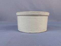 Set of Three Stoneware Butter and Cottage Cheese Crocks