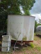 Mobile Trailer With Side Door And Window, No Title