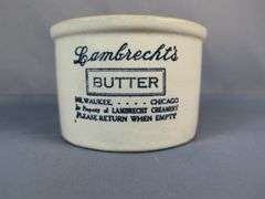 Lambrecht & Cooper's Butter Crock Collection - Creamery Advertising