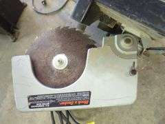 Craftsman Router, Black & Decker Miter Saw, and Tile Cutter