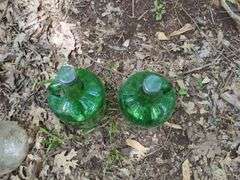 Glass Jugs, Qty 2