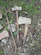Axe Heads, Hammer, and Hook Tool