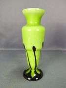 Hand Blown Art Glass Vases, Qty 4