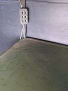 Metal Rolling Cart with Attached Outlet