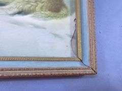 Albrecht Schenck Framed "Found" Lithograph Print