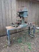 Vintage SHYIR TA Electric Milling/Drilling Machine on Cart