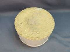 Saginaw Dairy Cream Cottage Cheese Stoneware Crocks