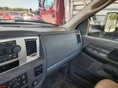 2007 Dodge Ram 3500 Pick-up Truck, 6.7L Cummins Turbo Diesel Engine, Odometer Reads 59,960, VIN# 3D6WH46A17G778060, With Auto Crane 3203 PRX, Storage, Engine Light On, Transmission Hard Shift, Kansas Title, See Details For Video