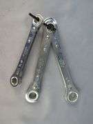 Powr-Kraft 100 Reversible Ratchet Wrenches - Set of 3
