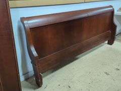 Wooden Sleigh Bed Frame